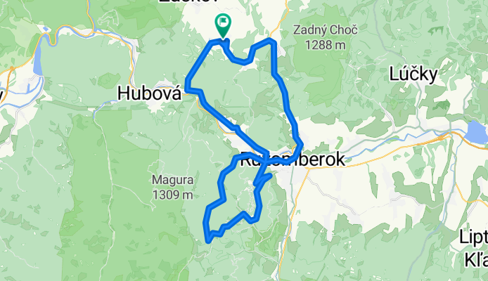 Komjatná, Komjatná až Komjatná, Komjatná