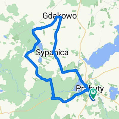Prabuty - Laskowice- Orkusz- Gdakowo- Sypania- Prabuty