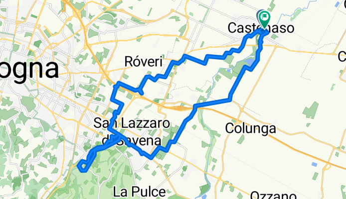 Percorso a Castenaso