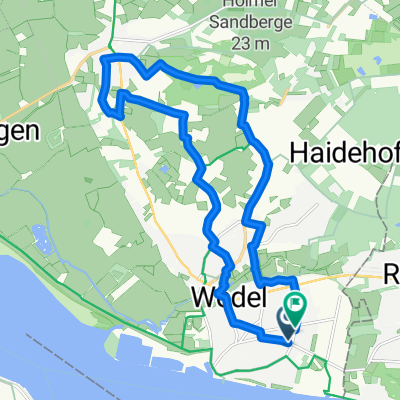 Route in Wedel
