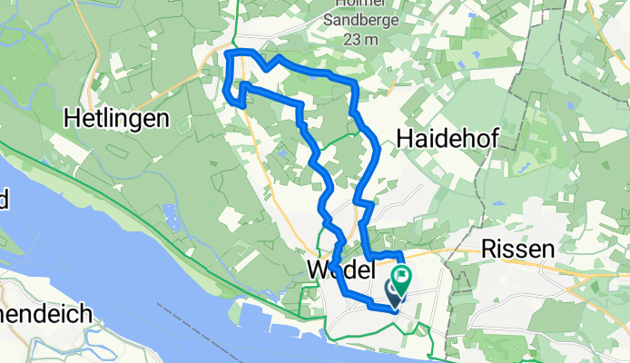 Route in Wedel