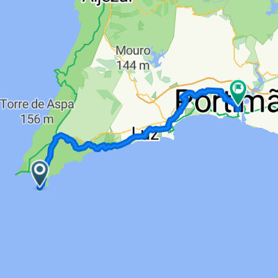 Rua da Fortaleza nach Praça Manuel Teixeira Gomes