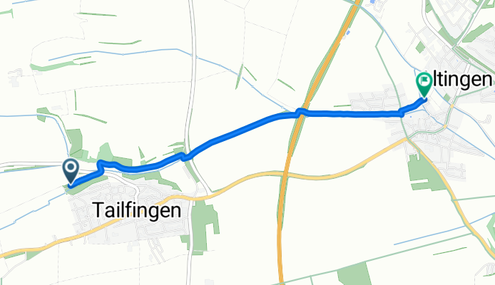 Maueräckerstraße nach Wiesenweg