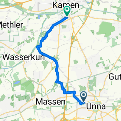 Lortzingstraße, Unna nach Am Bahnhof, Kamen