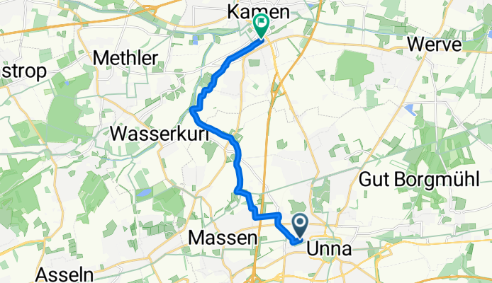 Lortzingstraße, Unna nach Am Bahnhof, Kamen