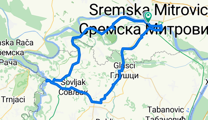 Mačvanski kej 67В to Žitni trg