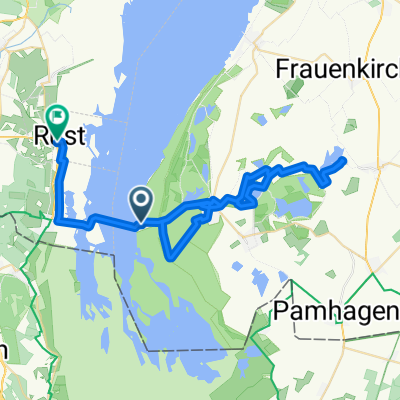 Illmitz nach Mörbischerstraße, Freistadt Rust