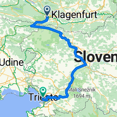 Von Villach bis Triest