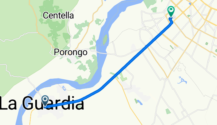 Departamento de Santa Cruz a Departamento de Santa Cruz