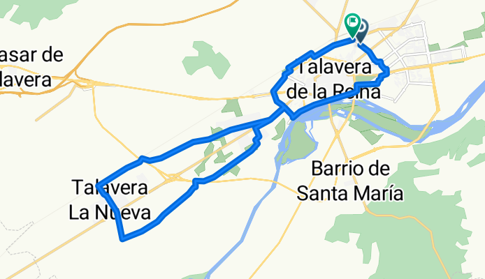 De Calle Alberche a Calle Alberche