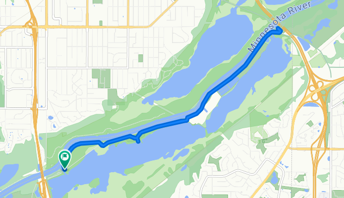 Black Dog Rd, Burnsville to Black Dog Rd, Burnsville