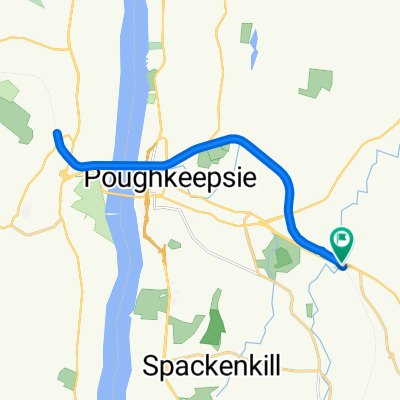 Old Manchester Rd, Poughkeepsie to Hudson Valley Rail Trail, Poughkeepsie
