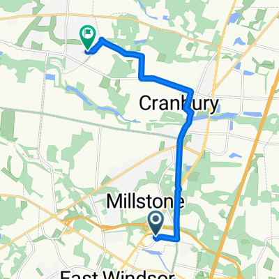East Windsor to Ravens Crest Dr, Plainsboro