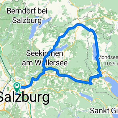Route in Salzburg