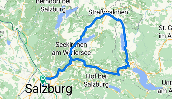 Route in Salzburg