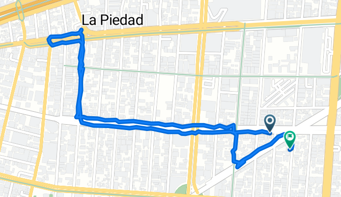 Calle Petén, Benito Juárez a Calle Petén, Benito Juárez