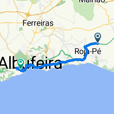 Flor da Laranja, Albufeira naar Cais das Naus, Albufeira