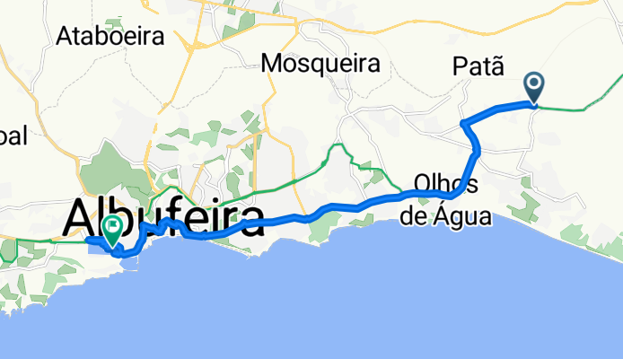 Flor da Laranja, Albufeira naar Cais das Naus, Albufeira