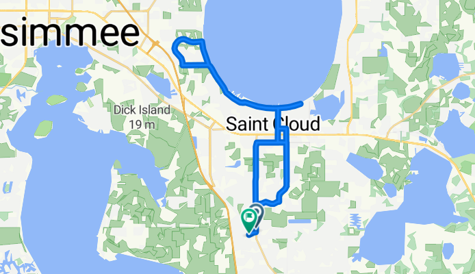 Old Canoe Creek Road to Goldeneye Lane