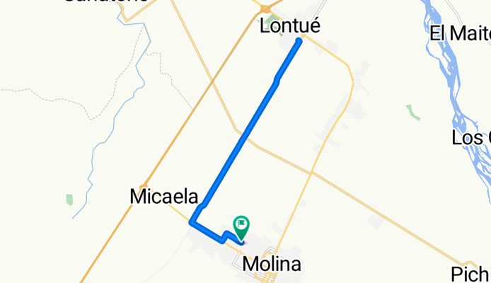 Membrillar, Molina a Pasaje 9, Molina