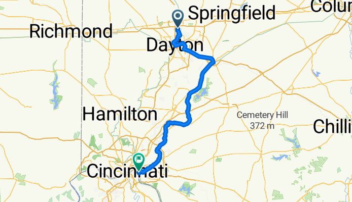 Vandiali to the Ohio River