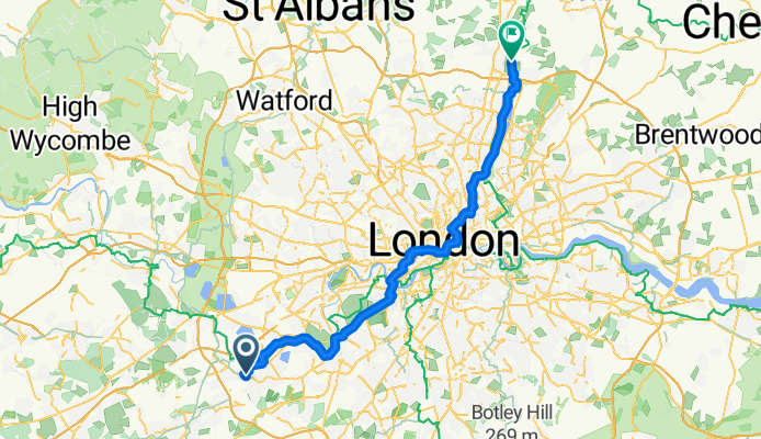 Weybridge - Cheshunt