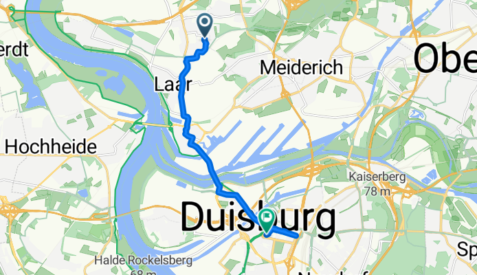 Coupettestraße, Duisburg nach An der Bleek, Duisburg