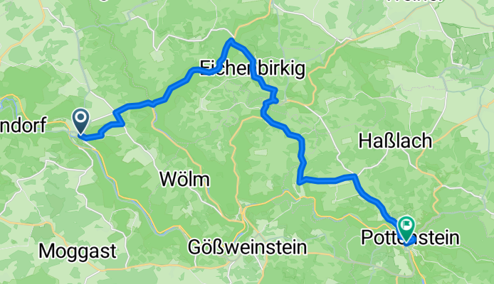 From Muggendorf to Pottenstein