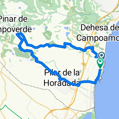 Route in Pilar de la Horadada