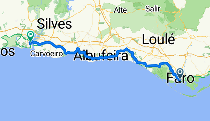 Praça Dom Francisco Gomes nach Praça Manuel Teixeira Gomes