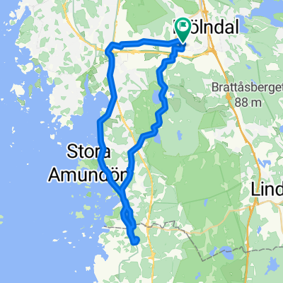 Åby allé, Mölndal to Åby allé, Mölndal