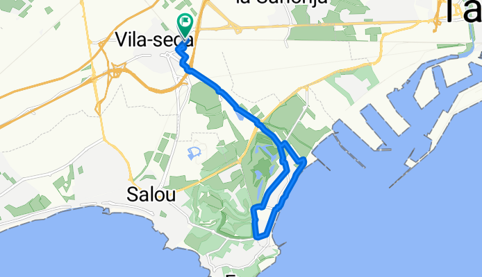 Carrer de Galceran de Pinos, Vila-seca a Carrer de Galceran de Pinos, Vila-seca