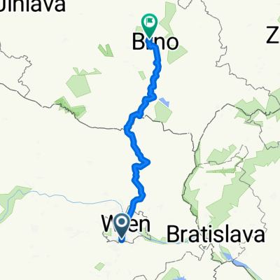 Vorarlberger Allee, Vienna to Kroftova, Brno