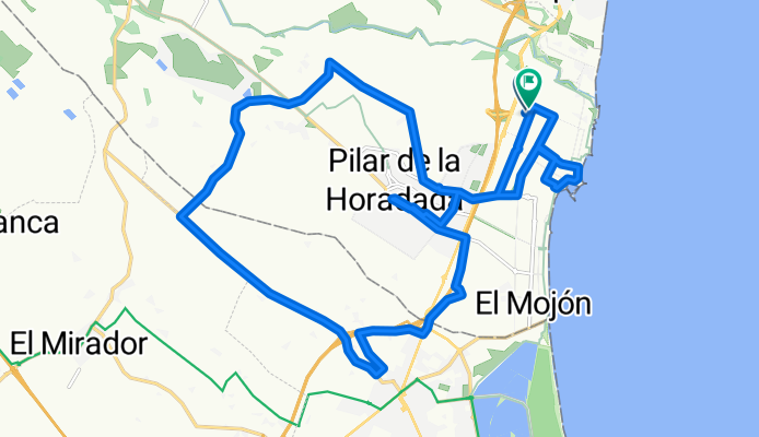 Avenida Comunidad Valenciana naar Avenida Comunidad Valenciana