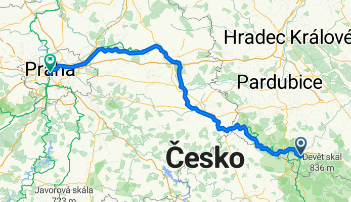 Erbenova, Hlinsko to Na Perštýně, Prague 1