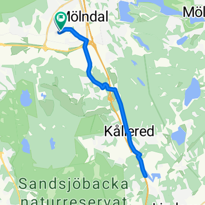 Åby allé, Mölndal to Åby allé, Mölndal