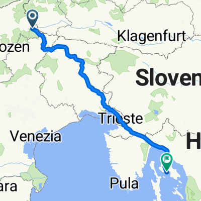 Pflegplatz, Innichen nach Ulica kralja Tomislava, Krk