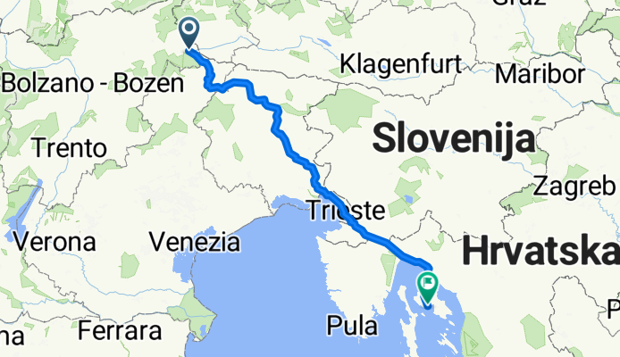 Pflegplatz, Innichen nach Ulica kralja Tomislava, Krk