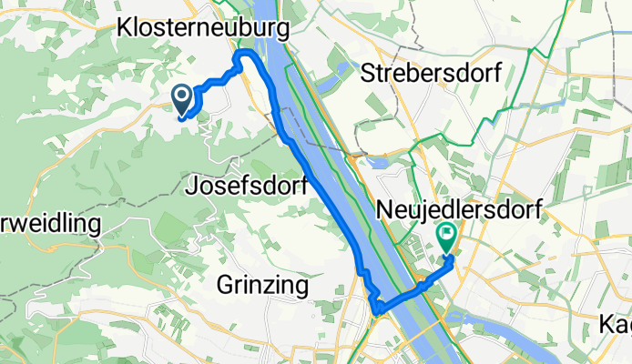 Von Klosterneuburg bis Wien