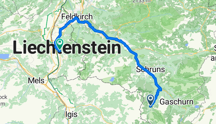 Gargellen Zentrum to Städtle