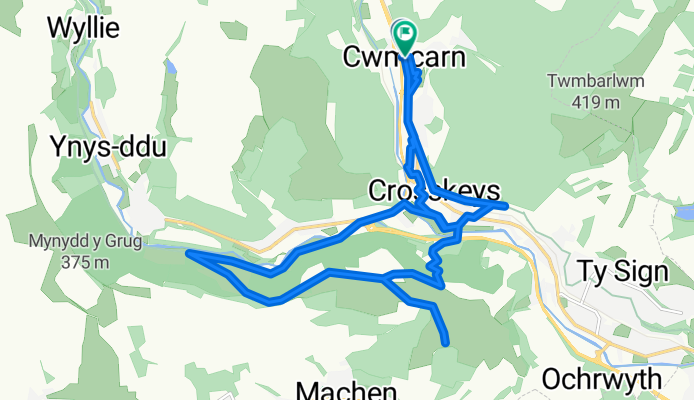 Edwardsville to Mynydd Machen