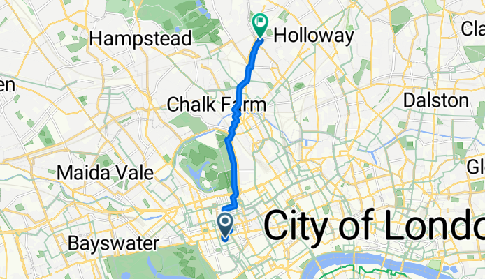 67–83 Davies Street, London to 231 Tufnell Park Road, London
