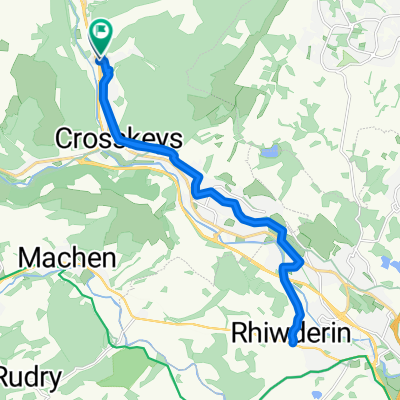 Edwardsville to rhiwderin