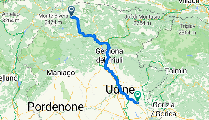 Pieria-Prato Carnico - Manzano