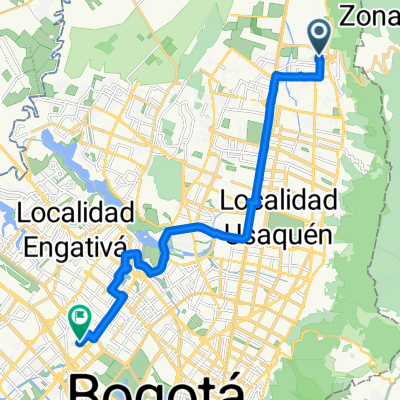 De Carrera 8d # 191-52 a Carrera 73a # 51A-29