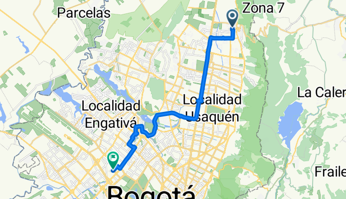 De Carrera 8d # 191-52 a Carrera 73a # 51A-29