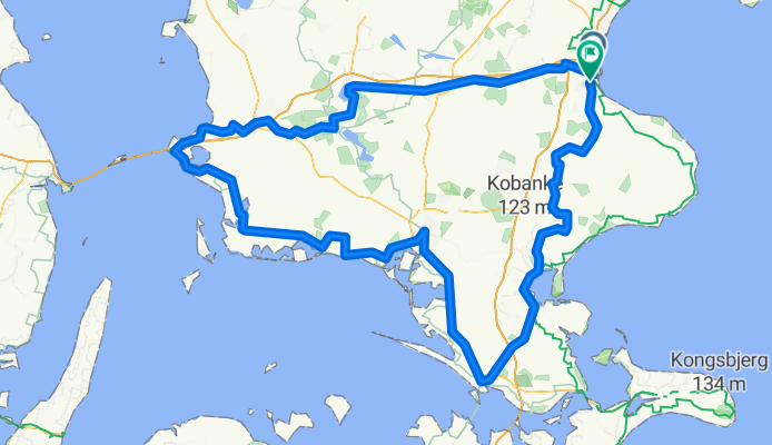 From Køge to Køge 247 Km