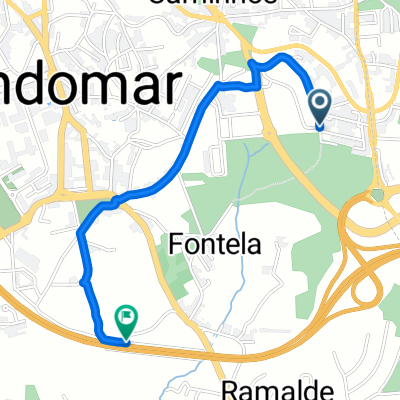 Travessa Vale Chão, Gondomar to A 43, Gondomar
