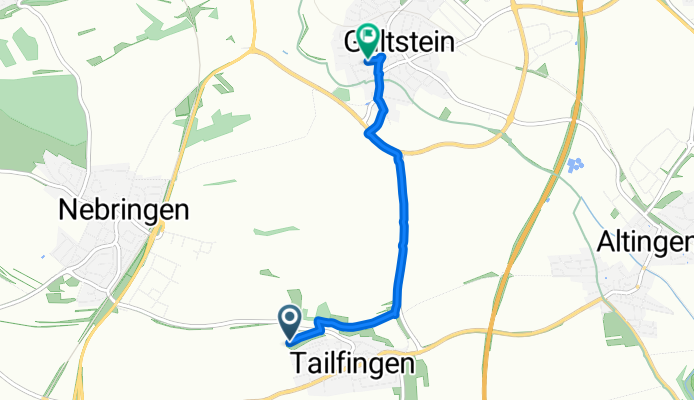 Friesenstraße nach Goldregenstraße