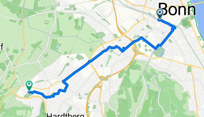 Herwarthstraße, Bonn nach An der Burg Medinghoven, Bonn